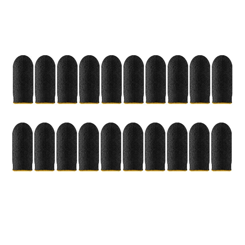 20/40PCS Fingertips Sweat-Proof Breathable Game Finger Sleeve Finger Cots Cover Mobile Touch Glove for PUBG Phone Tablet Games
