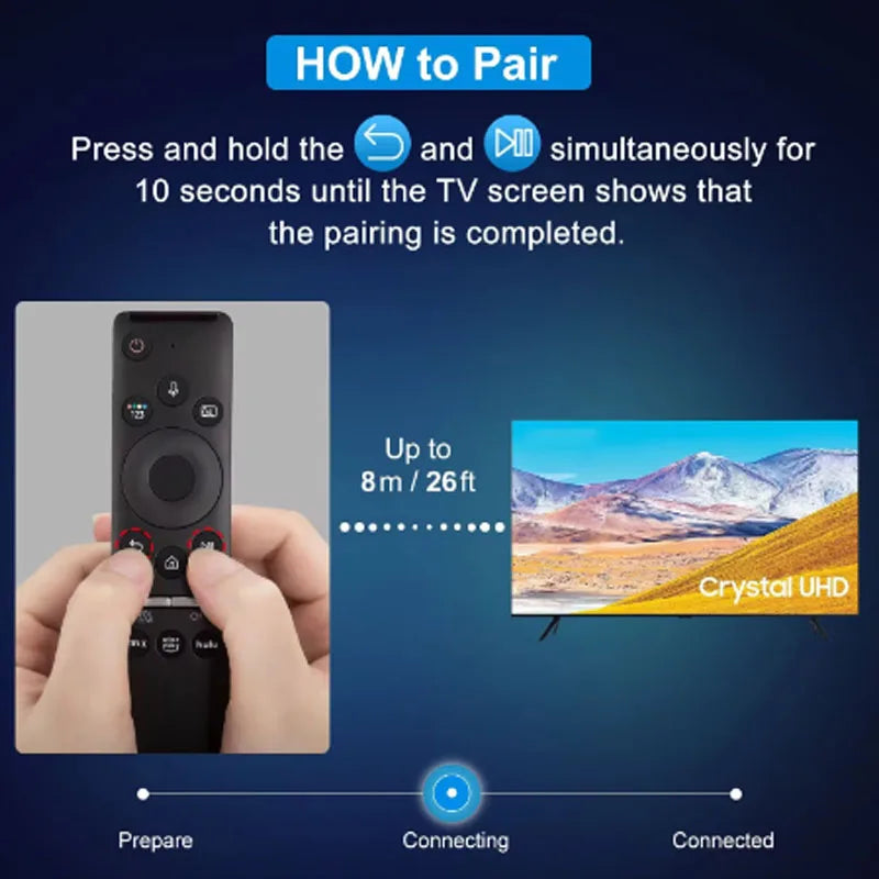 Universal BN59 Replacement Voice Remote Control for Samsung Smart TV with Voice Function Compatible with QLED LED LCD Models