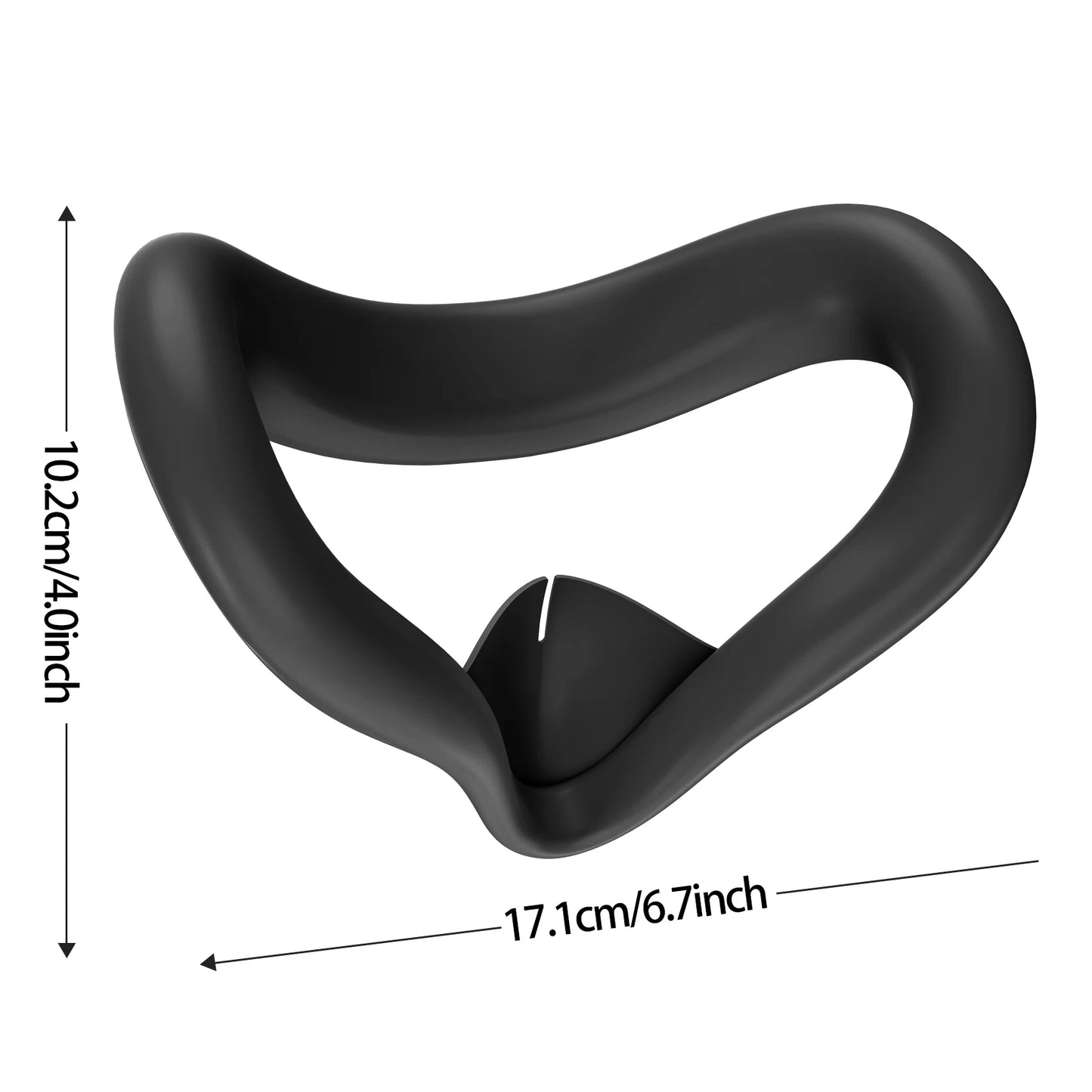 For Meta Quest 2/Oculus Quest 3/Quest 3S Case Replacement Face Pad Silicone Eye Cover Anti-sweat Cover VR Glasses Accessories