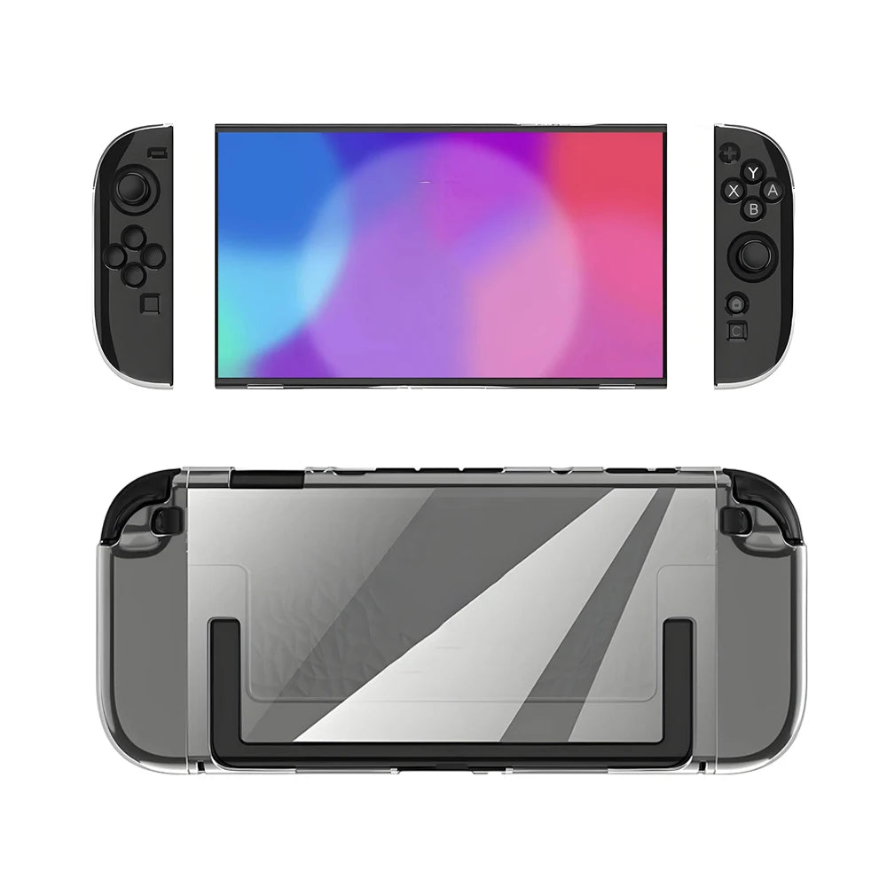 Transparent Clear Case for Nintendo Switch 2 Console Joypad Split Protective Cover Skin Protector for Switch 2 Accessories