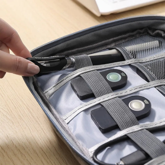 Multi-functional Large Capacity Waterproof Digital Electronic Organizer USB Data Line Charger Headphone Wire Travel Storage Bag