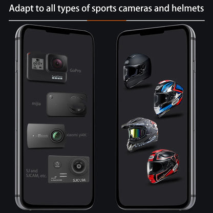 Motorcycle Helmet Phone Stand Mount Holder For GoPro Hero 12 10 9 8 7 Action Sports Camera Holder Motorcycle Camera Accessories