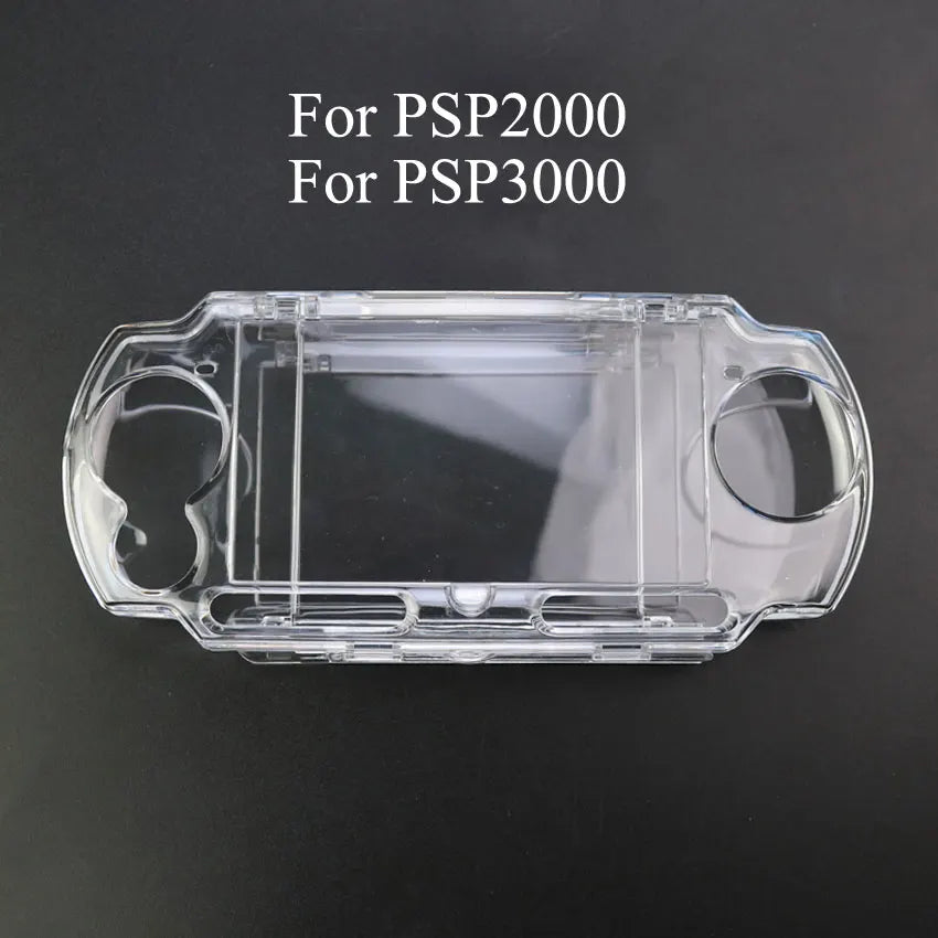 YuXi Clear Hard Carry Cover Crystal Case For PSP 1000 2000 3000 Transparent Protective Shell For PSV 2000 1000