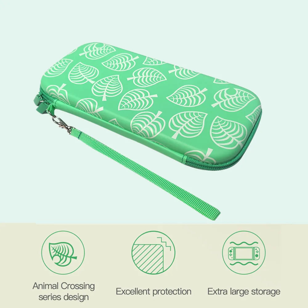 New Portable Animal Crossing Storage Bag For Nintend Switch Oled Lite Case NS Console Carrying Travel Bag Game Accessories