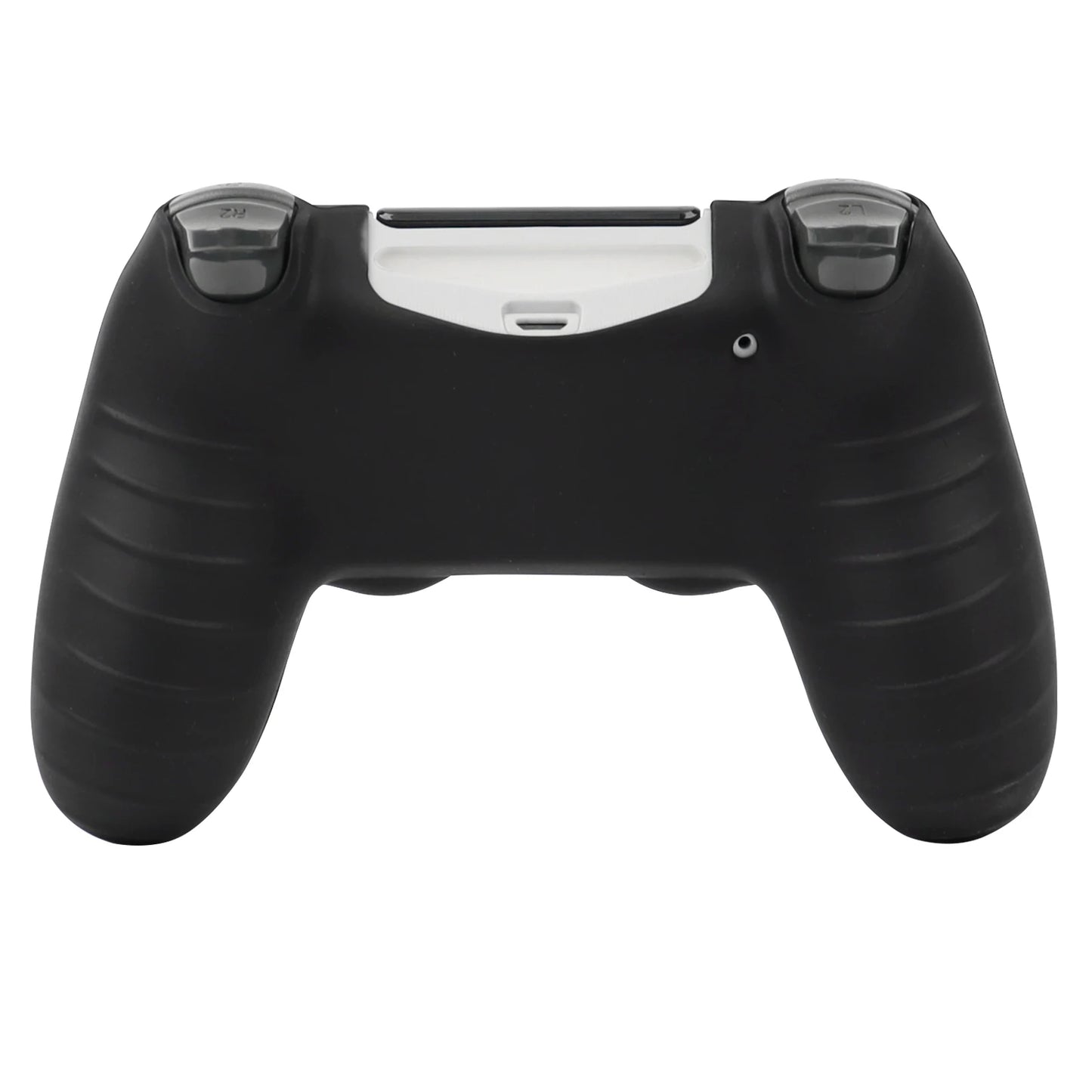 Soft Silicone Cover For PS4 Controller Case, 360° Full Protection, Sweatproof Anti-Scratch,No Fading, with Thumb Stick Caps