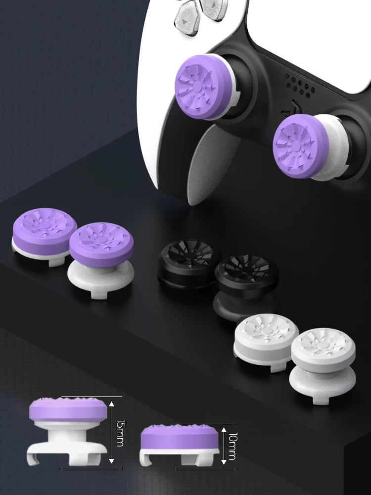 DATA FROG High-Rise Performance Freeks for PS4 PS5 Galaxy Joystick Compatible with 8BitDo Ultimate Controller Stick