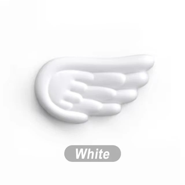 Angel Wings Shaped Keyboard Mouse Wrist Rest Wing Memory Foam Anti-slip Silicone Ergonomic Wrist Guard Table Mat Mouse Pad Set