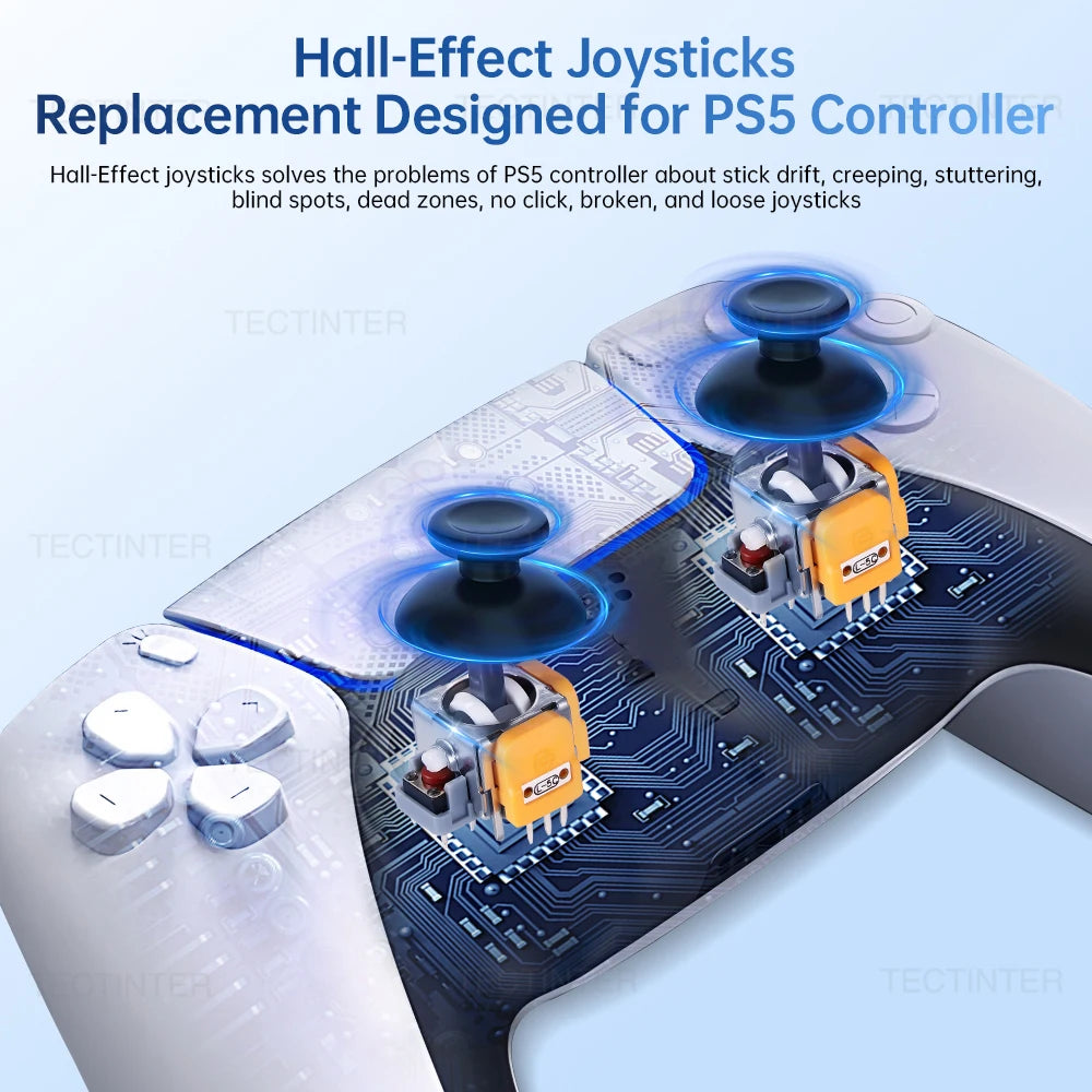 3D Analog Hall Effect Joystick For PS5 Controller Accessories Replacement Thumb Stick For Playstation 5 Gamepad Repair Parts