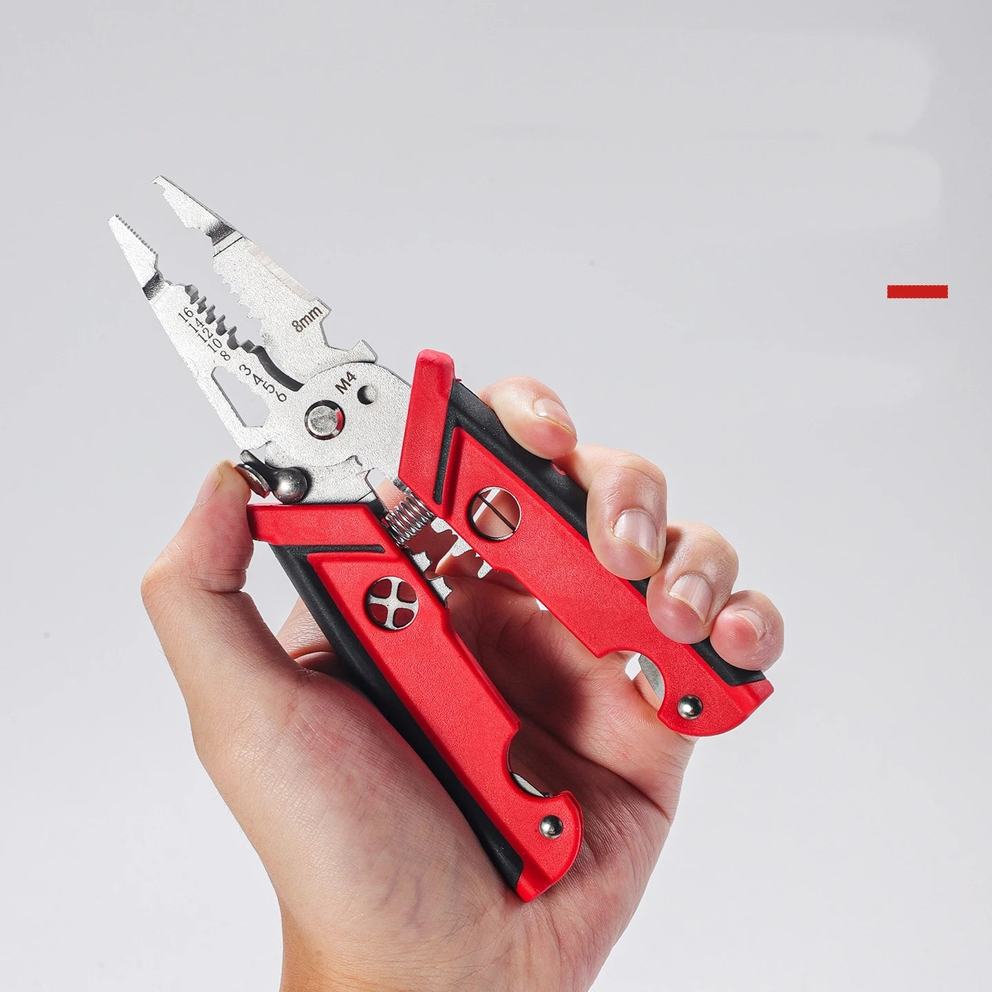 18 in 1 Electrician Pliers Multifunctional Wire Stripper Crimper Pliers Crimping Cutting Professional Electrician Tool