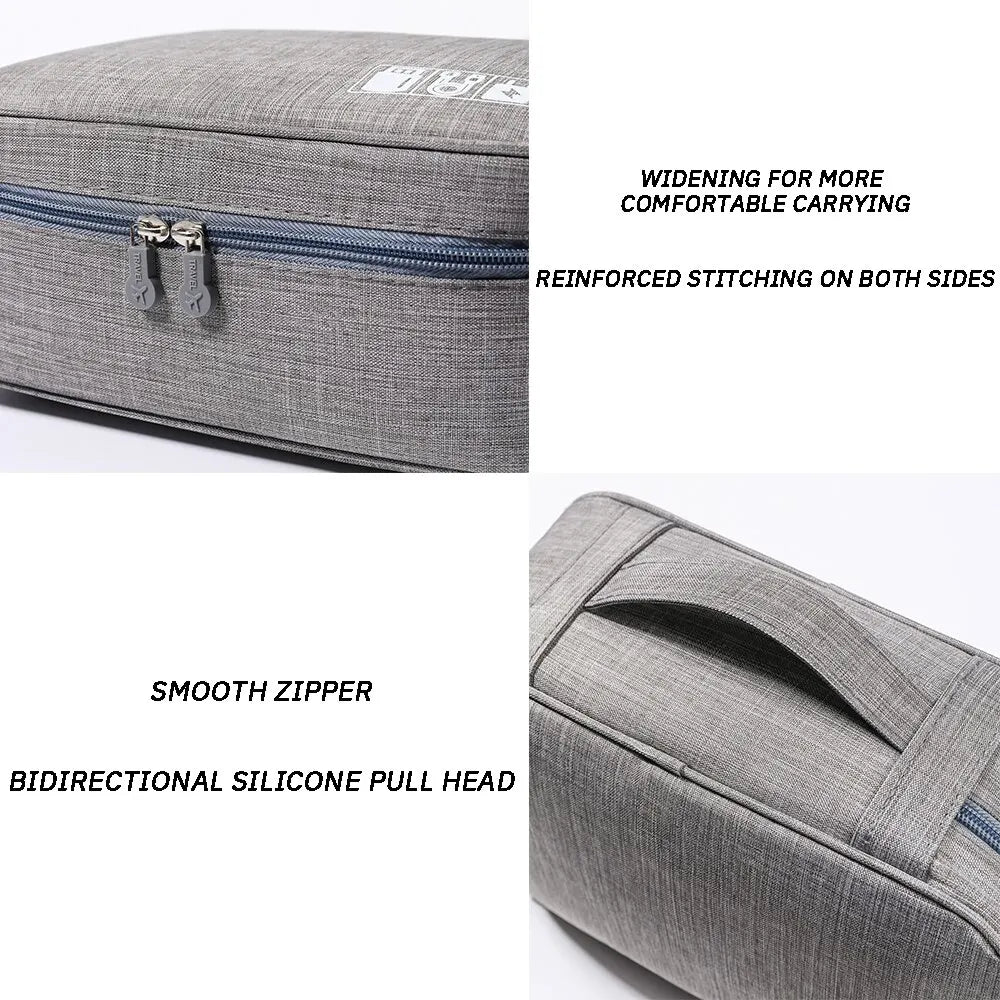 Multi-functional Large Capacity Waterproof Digital Electronic Organizer USB Data Line Charger Headphone Wire Travel Storage Bag