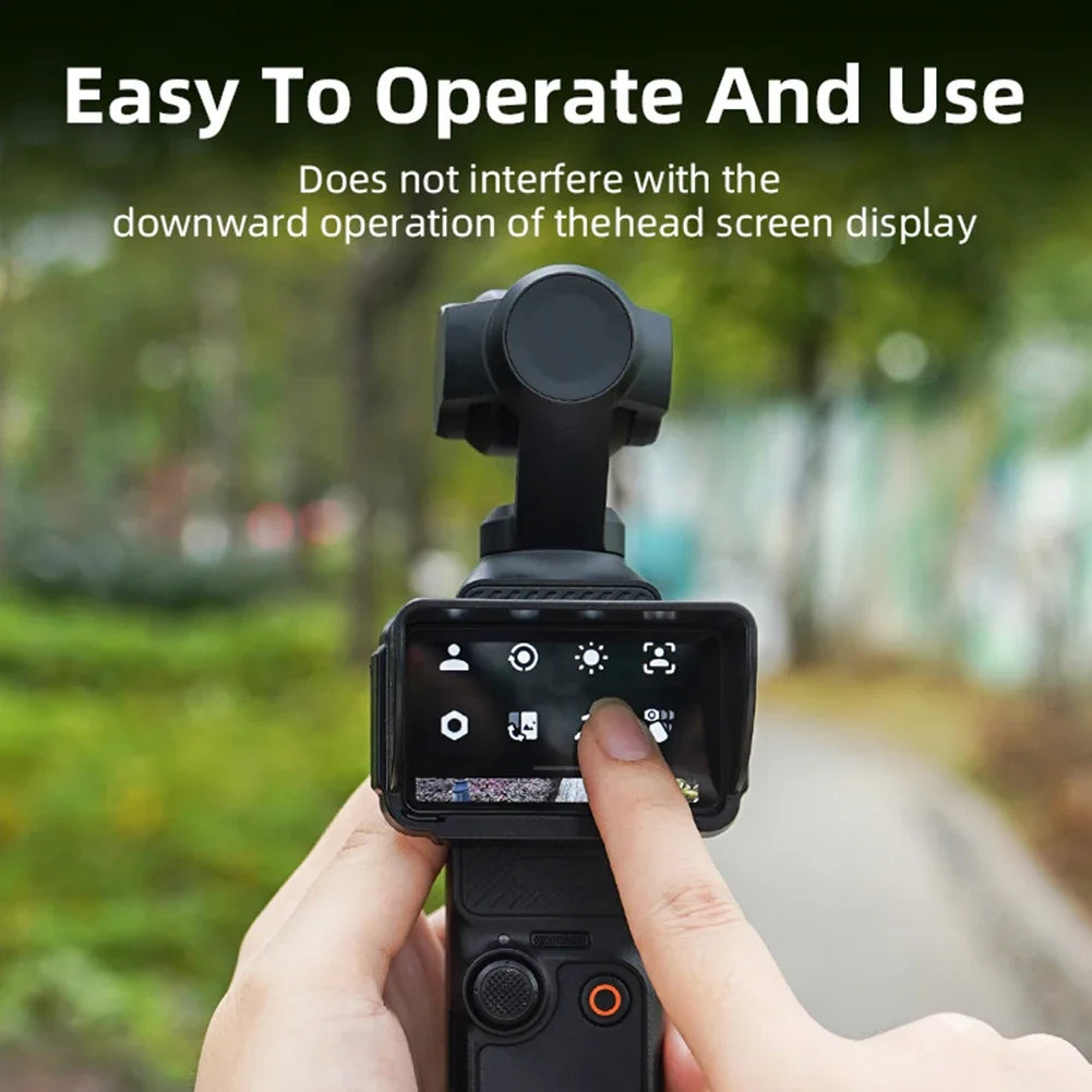 1PCS Sun Shade Quickly Release Sun Shade Cover Light Shielding Lightweight Screen Shade Camera Accessories for DJI Osmo Pocket 3