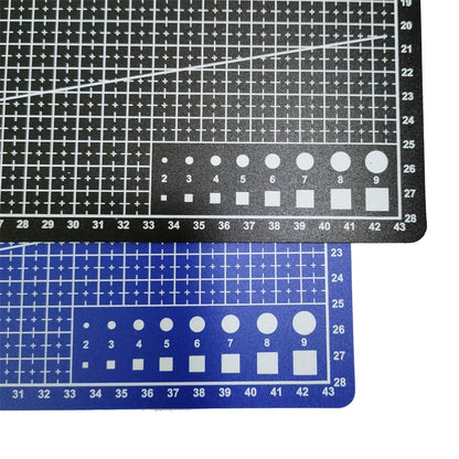 A3 Cutting Pad PVC Table Pad Leather Process Anti Cutting Double-Sided Carving Student DIY Process Self-Healing Pad 45×30x0.09cm