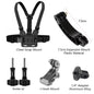 Action Camera Accessories Kit Head Strap Chest Strap Mount Adjustable Holder for GoPro Phone DJI Osmo SJCAM AKASO insta360