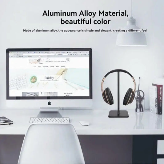 Desktop headphone stand