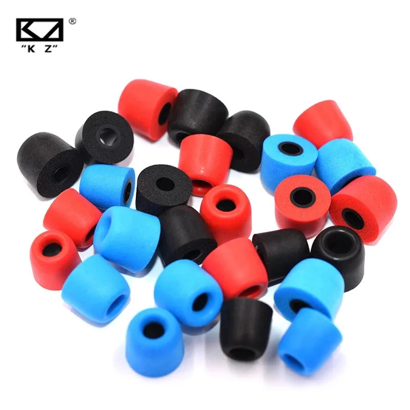 KZ 3Pair(6pcs) Noise Isolating Comfortble Memory Foam Ear Tips Ear Pads Earbuds For In Earphone For KZ Headphones ZSX EDXPro PR3