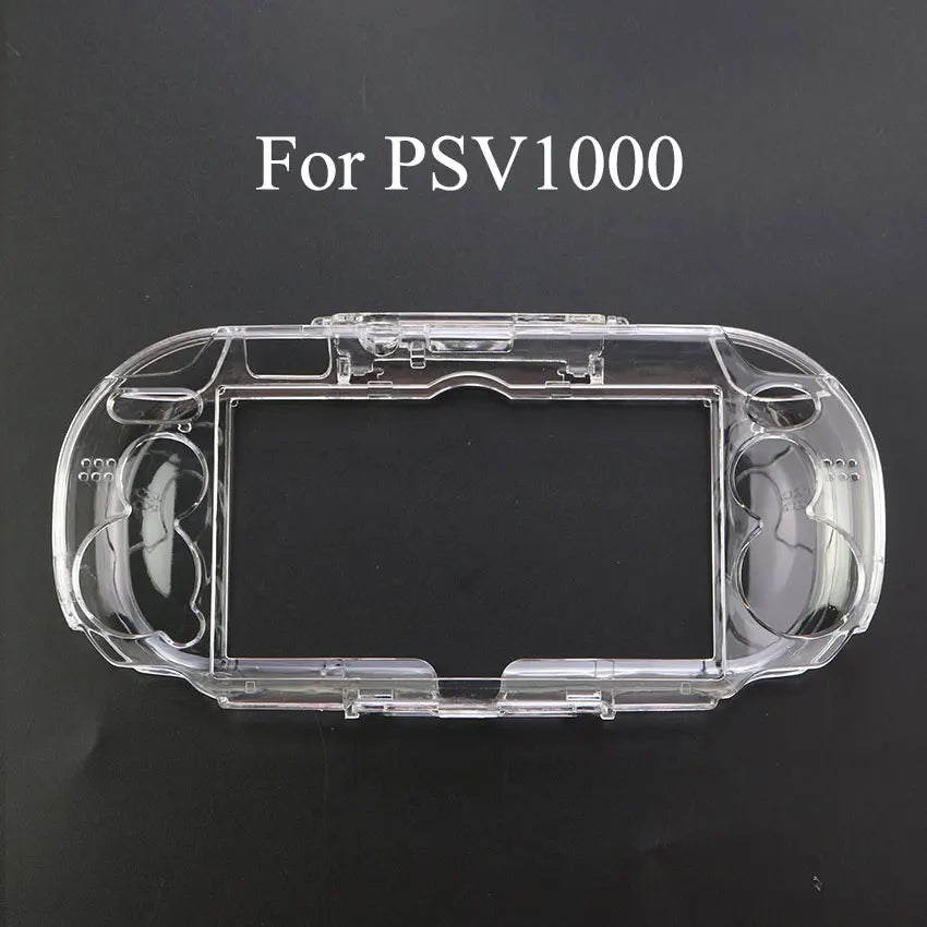 YuXi Clear Hard Carry Cover Crystal Case For PSP 1000 2000 3000 Transparent Protective Shell For PSV 2000 1000