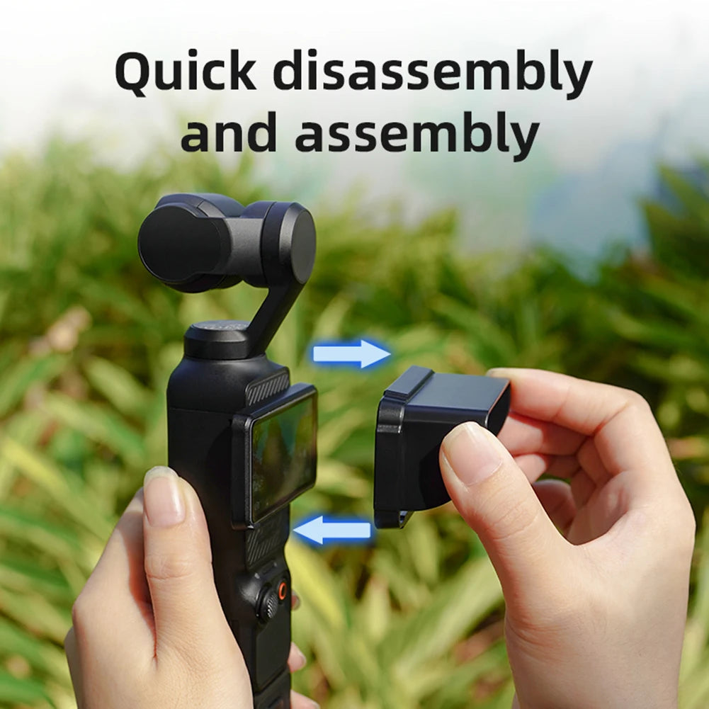 1PCS Sun Shade Quickly Release Sun Shade Cover Light Shielding Lightweight Screen Shade Camera Accessories for DJI Osmo Pocket 3