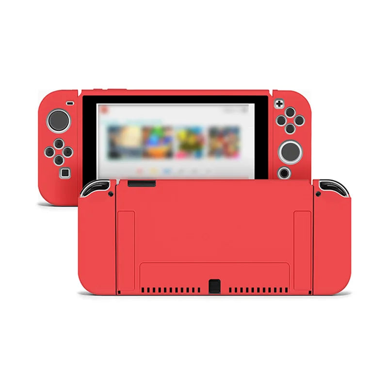 Protective Case Compatible with Switch ns/Nintendo Switch OLED Console and Joy-Cons, Switch can be Inserted in Dock with Shell