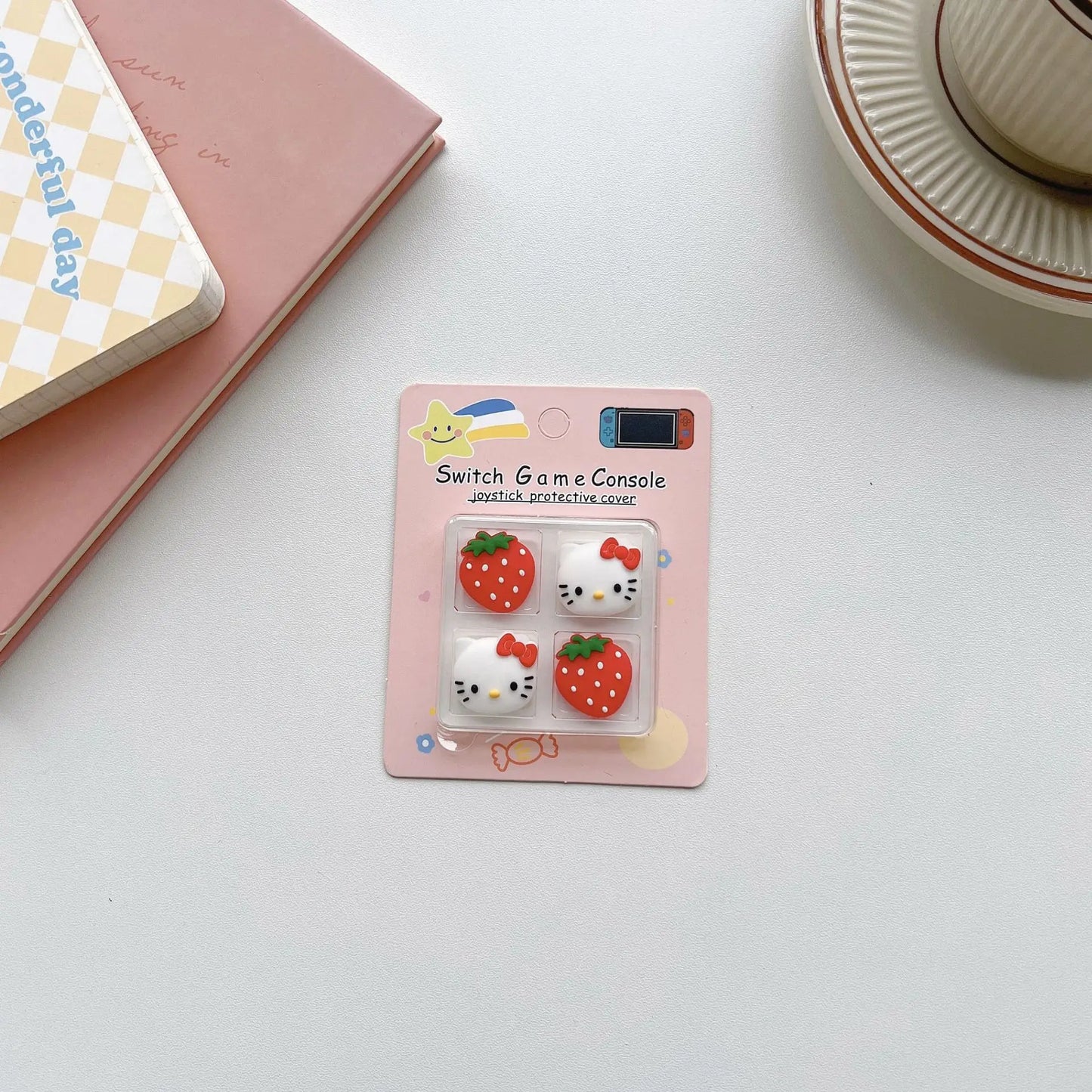 Sanrio For Nintendo Switch Silicone Rocker Cover NS Lite Cartoon Rocker Cap Cover Oled Rocker Cap Protection