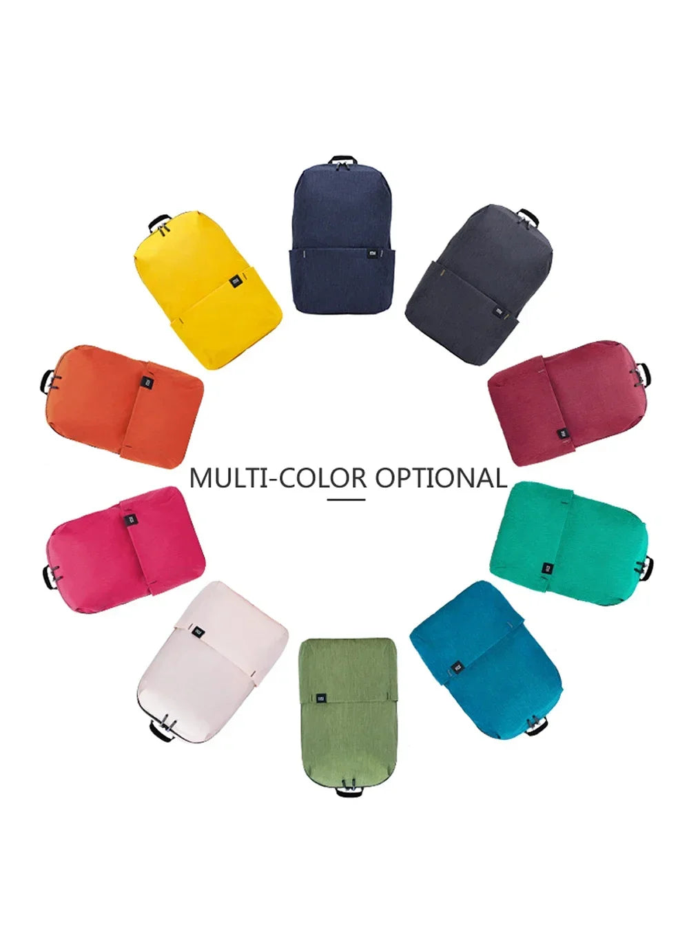 Original Xiaomi Mi Small Backpack City Leisure Travel Sports Bag 10L Waterproof Bag Unisex Multicolor Combination Smart Bag