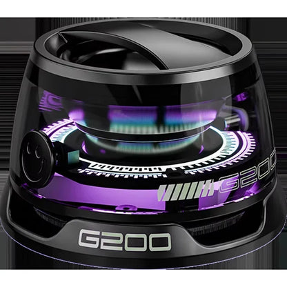VIKEFON Portable Bluetooth Speaker HECATE G200 RGB Lighting Magnetic Speaker BT5.3 Mini Sound Box 7 Hours Playback Phone Holder