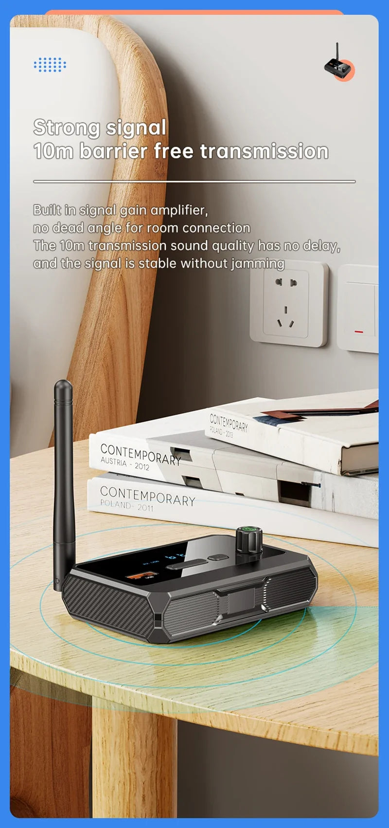 NFC Bluetooth 5.3 Audio Receiver 3.5mm AUX RCA USB U-Disk/TF HIFI Stereo Music Wireless Adapter With Mic For Car Kit Speaker Amp