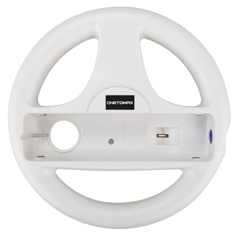 Steering Wheel For Nintendo Wii Remote Controller Mario Kart Racing Games Black White Racing Wheel Plastic Innovative Exciting