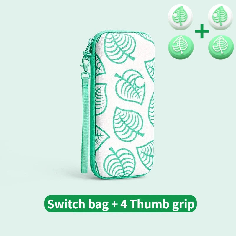 New Portable Animal Crossing Storage Bag For Nintend Switch Oled Lite Case NS Console Carrying Travel Bag Game Accessories