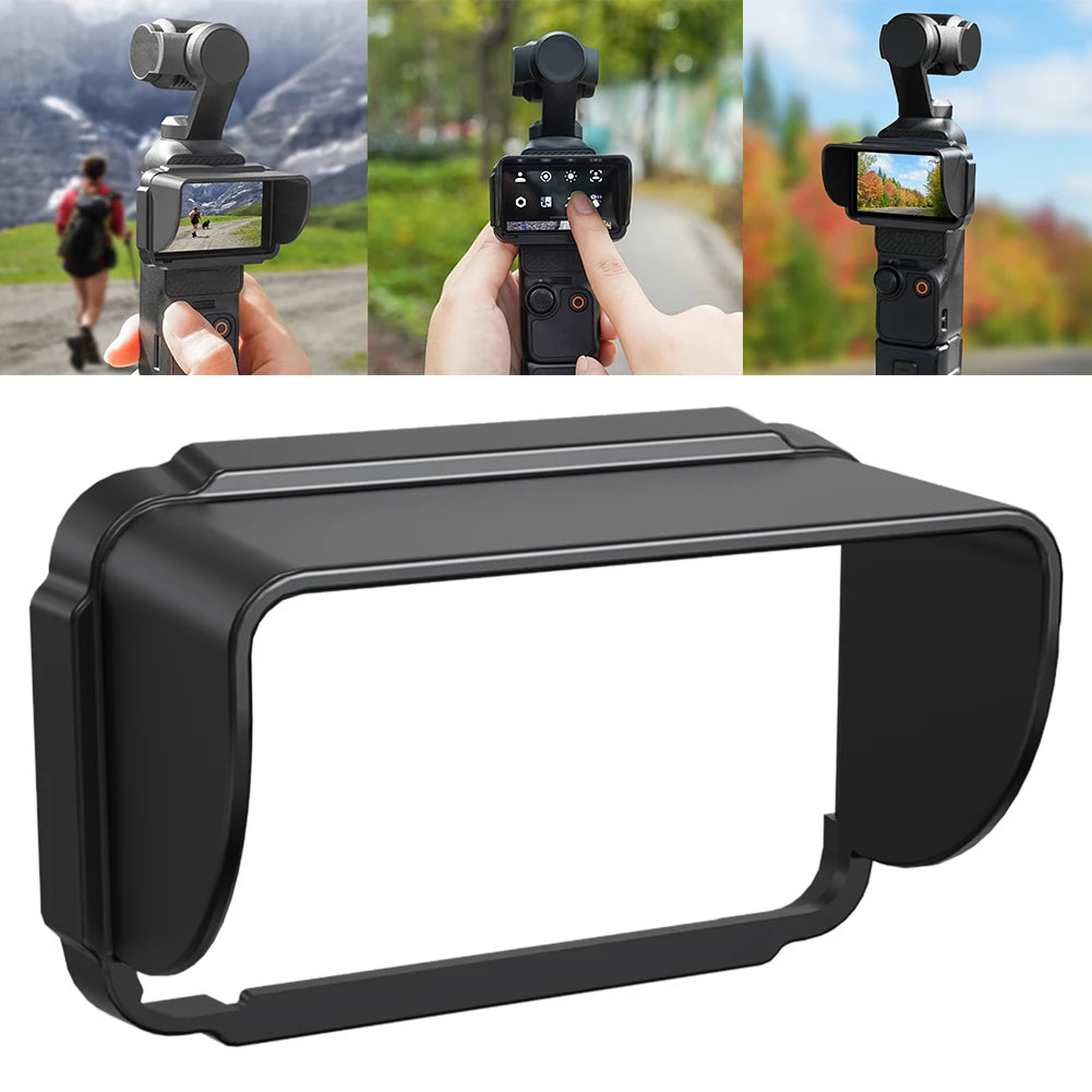 1PCS Sun Shade Quickly Release Sun Shade Cover Light Shielding Lightweight Screen Shade Camera Accessories for DJI Osmo Pocket 3