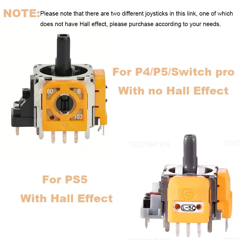 3D Analog Hall Effect Joystick For PS5 Controller Accessories Replacement Thumb Stick For Playstation 5 Gamepad Repair Parts