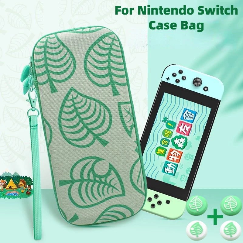 New Portable Animal Crossing Storage Bag For Nintend Switch Oled Lite Case NS Console Carrying Travel Bag Game Accessories