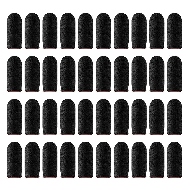 20/40PCS Fingertips Sweat-Proof Breathable Game Finger Sleeve Finger Cots Cover Mobile Touch Glove for PUBG Phone Tablet Games
