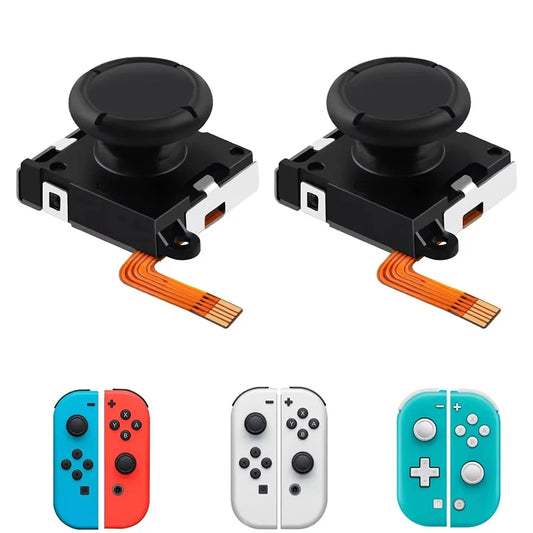 2pcs Replacement Hall Effect Joystick for JoyCon Replacement No Drifting Electromagnetic Hall Stick for Swicth OLED Lite Repair