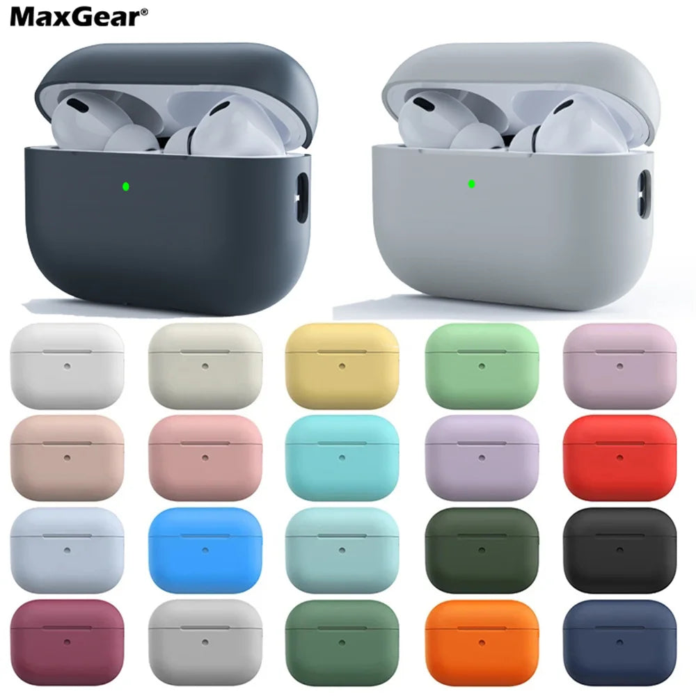 Ultra-Thin Silicone Earphone Case For Airpods 1/2, Airpods 3 4 Protective Headphone Case For Apple Airpods Pro 2 3 Airpods Cover