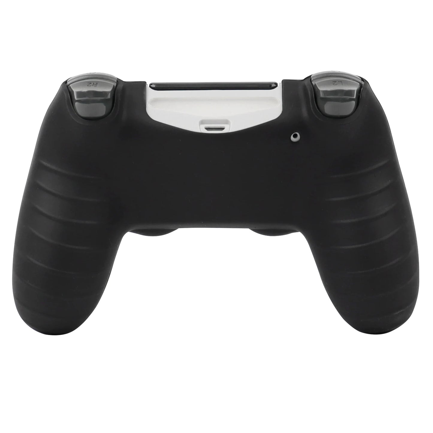 Soft Silicone Cover For PS4 Controller Case, 360° Full Protection, Sweatproof Anti-Scratch,No Fading, with Thumb Stick Caps