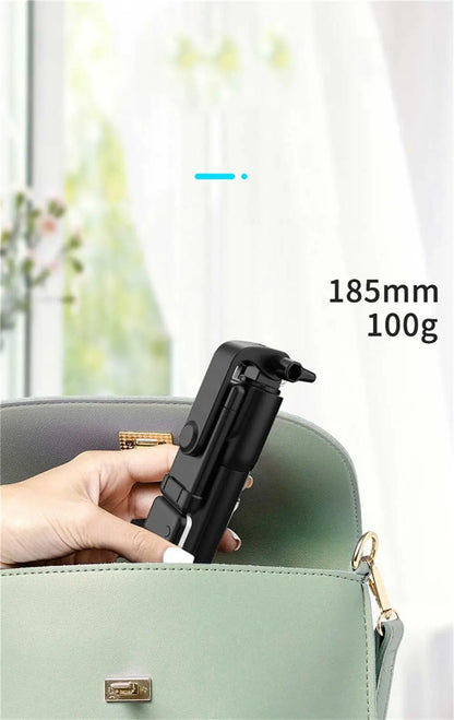 New Bluetooth Selfie Stick Mobile Phone Holder Retractable Portable Multifunct-ional Mini Tripod with Wireless Remote Shutter