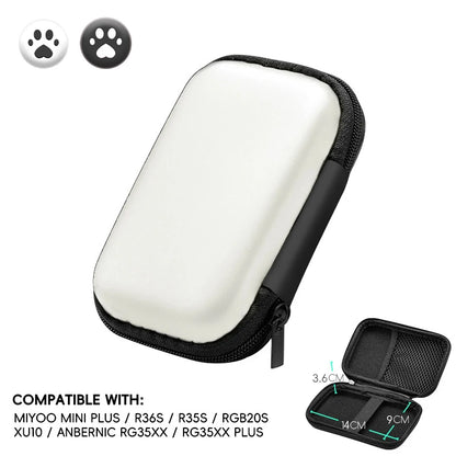 Data Frog for R36S Case Retro Video Game Bags EVA Cover Case for RG35XX R35S Miyoo Mini Plus Founded Protective Bag