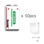 Type-C Rechargeable 9V Lithium ion  Battery 21800mWh High Capacity for Guitar Microphone Smoke Detector Pedal with Cable