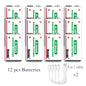 Type-C Rechargeable 9V Lithium ion  Battery 21800mWh High Capacity for Guitar Microphone Smoke Detector Pedal with Cable