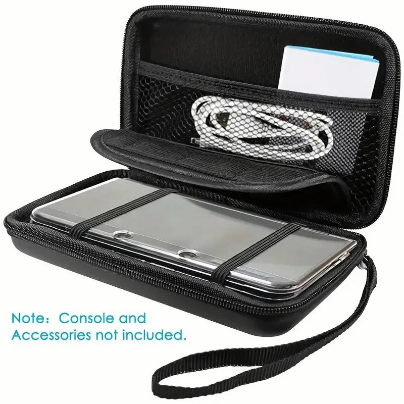 Carrying case storage box for NEW3DS XL, NEW3DS LL, 3DS XL, and 3DS LL, console storage bag
