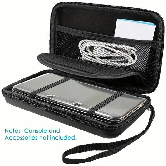 Carrying case storage box for NEW3DS XL, NEW3DS LL, 3DS XL, and 3DS LL, console storage bag