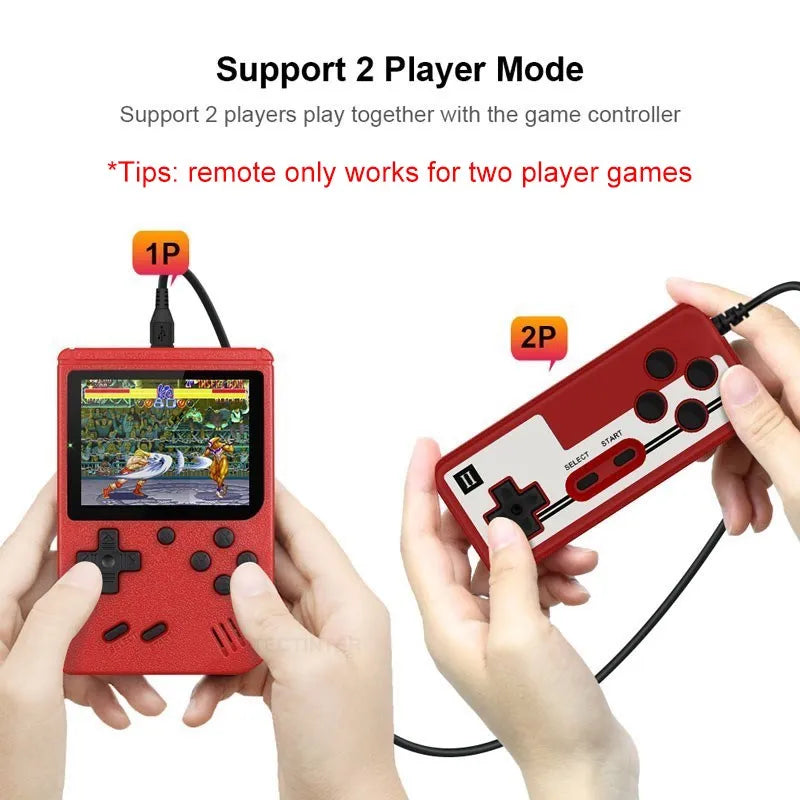 2.4Inch Retro Portable Mini Handheld Game Player 8 Bit Video Game Console Built-in 500 Games Gameboy For Kid Gift