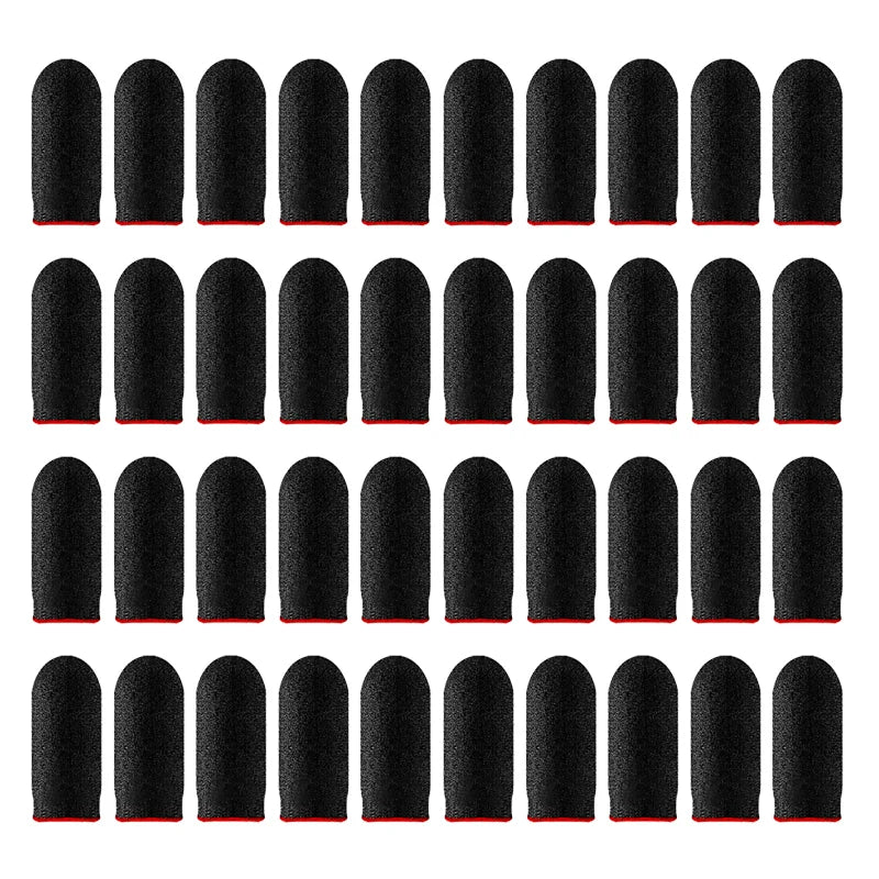 20/40PCS Fingertips Sweat-Proof Breathable Game Finger Sleeve Finger Cots Cover Mobile Touch Glove for PUBG Phone Tablet Games