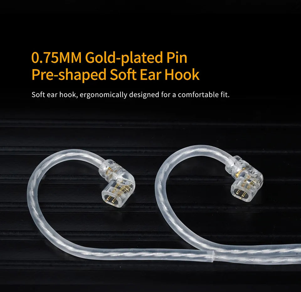 KZ Earphones Cable OFC Silver Plated Upgrade Cable Wire Type-c 2PIN Cables Microphone Optional