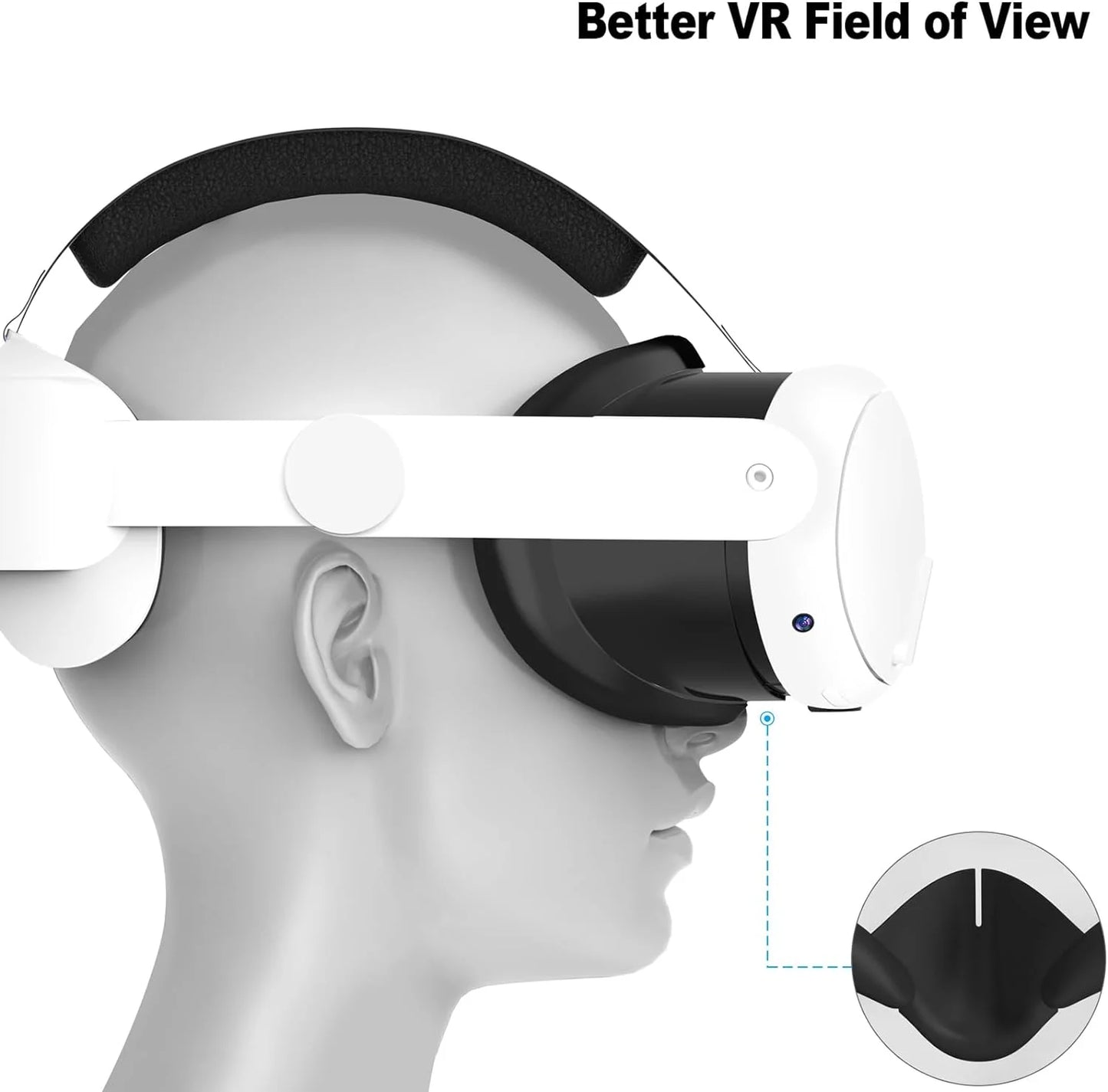 For Meta Quest 2/Oculus Quest 3/Quest 3S Case Replacement Face Pad Silicone Eye Cover Anti-sweat Cover VR Glasses Accessories