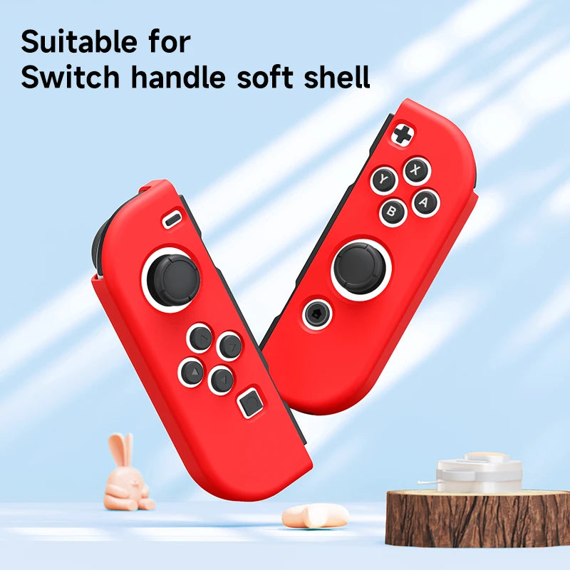 Protective Case Compatible with Switch ns/Nintendo Switch OLED Console and Joy-Cons, Switch can be Inserted in Dock with Shell