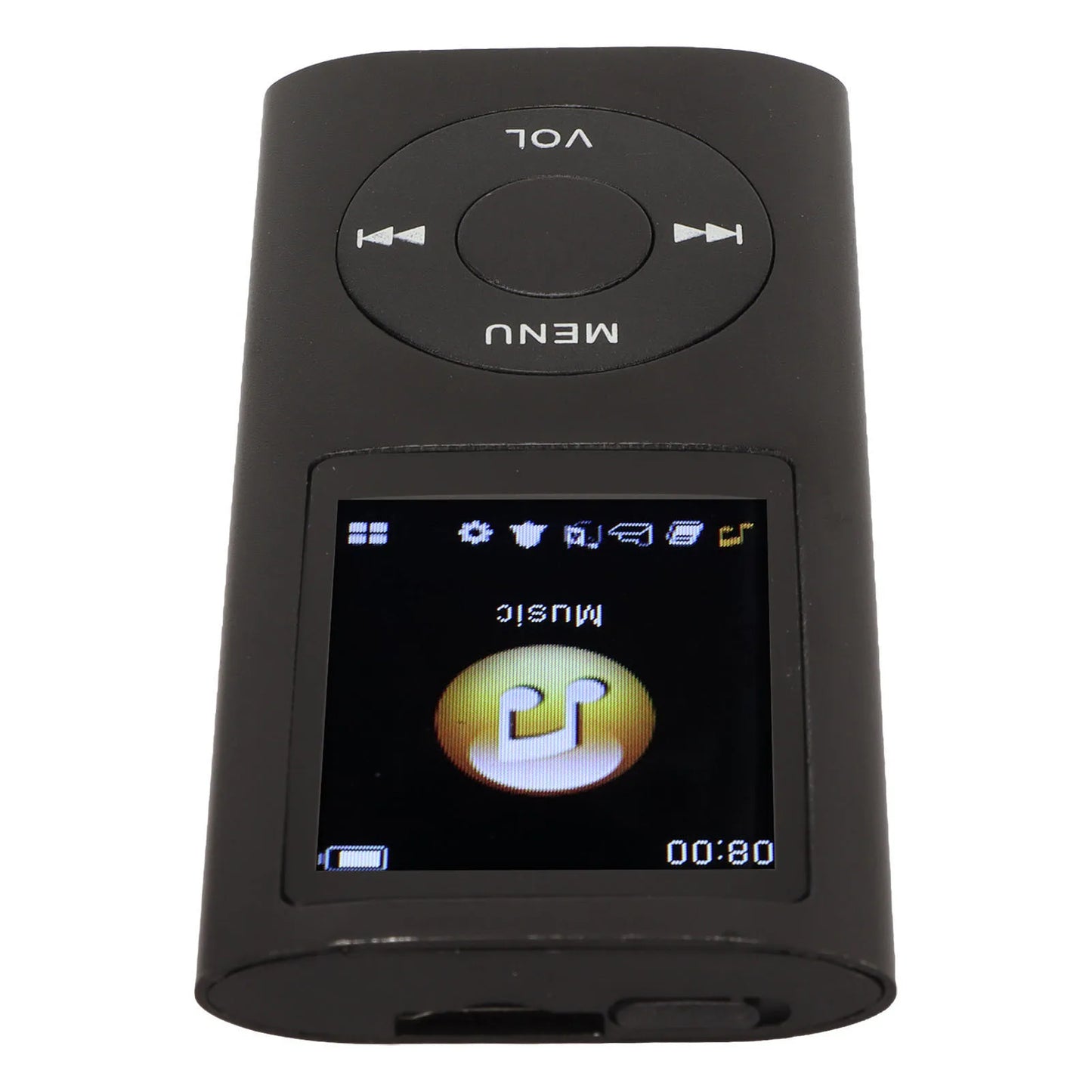 Aluminum Alloy MP3 Player Stylish Multifunctional Lossless Sound Slim 1.8 Inch LCD Screen Portable MP3 Music Player