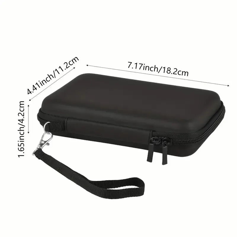 Carrying case storage box for NEW3DS XL, NEW3DS LL, 3DS XL, and 3DS LL, console storage bag