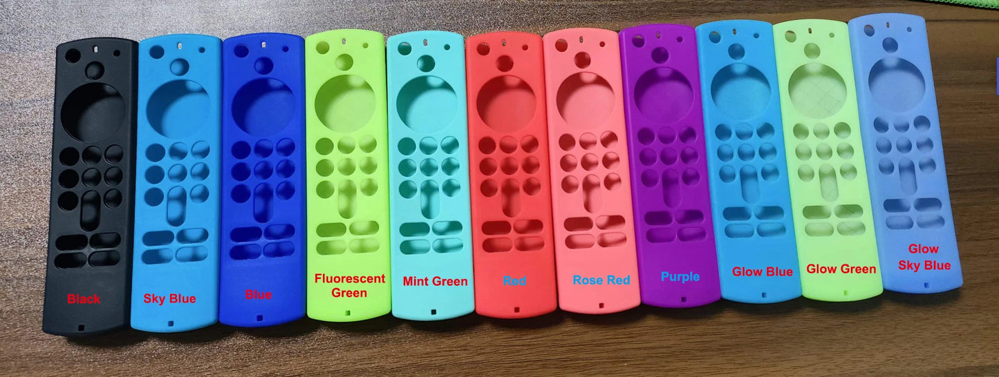 Silicone Remote Pretective Cover For Fire Stick 4K MAX/ 3rd Gen Fire TV Remote Case Glow in The Dark Anti-drop Dustproof Case