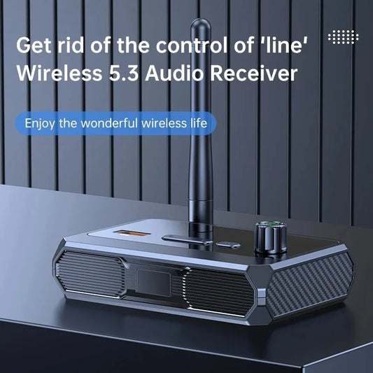 NFC Bluetooth 5.3 Audio Receiver 3.5mm AUX RCA USB U-Disk/TF HIFI Stereo Music Wireless Adapter With Mic For Car Kit Speaker Amp